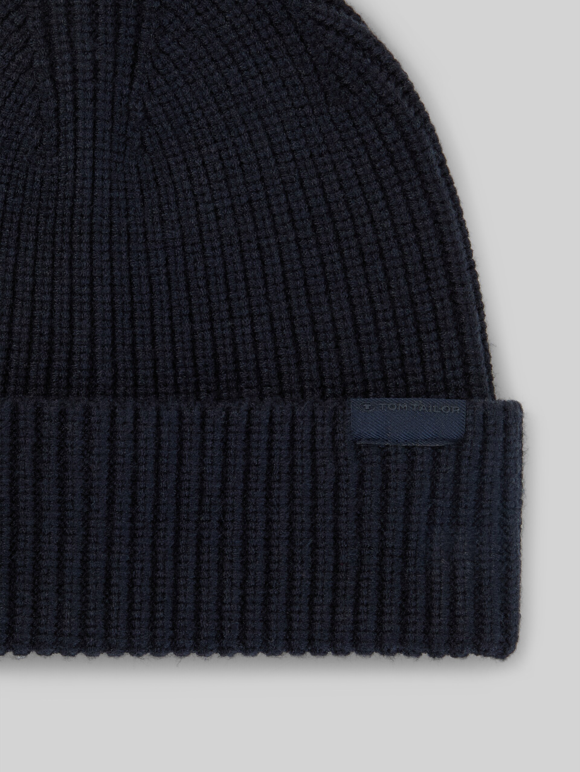 Bonnet avec étiquette logo - sky captain blue - Vue détaillée du produit