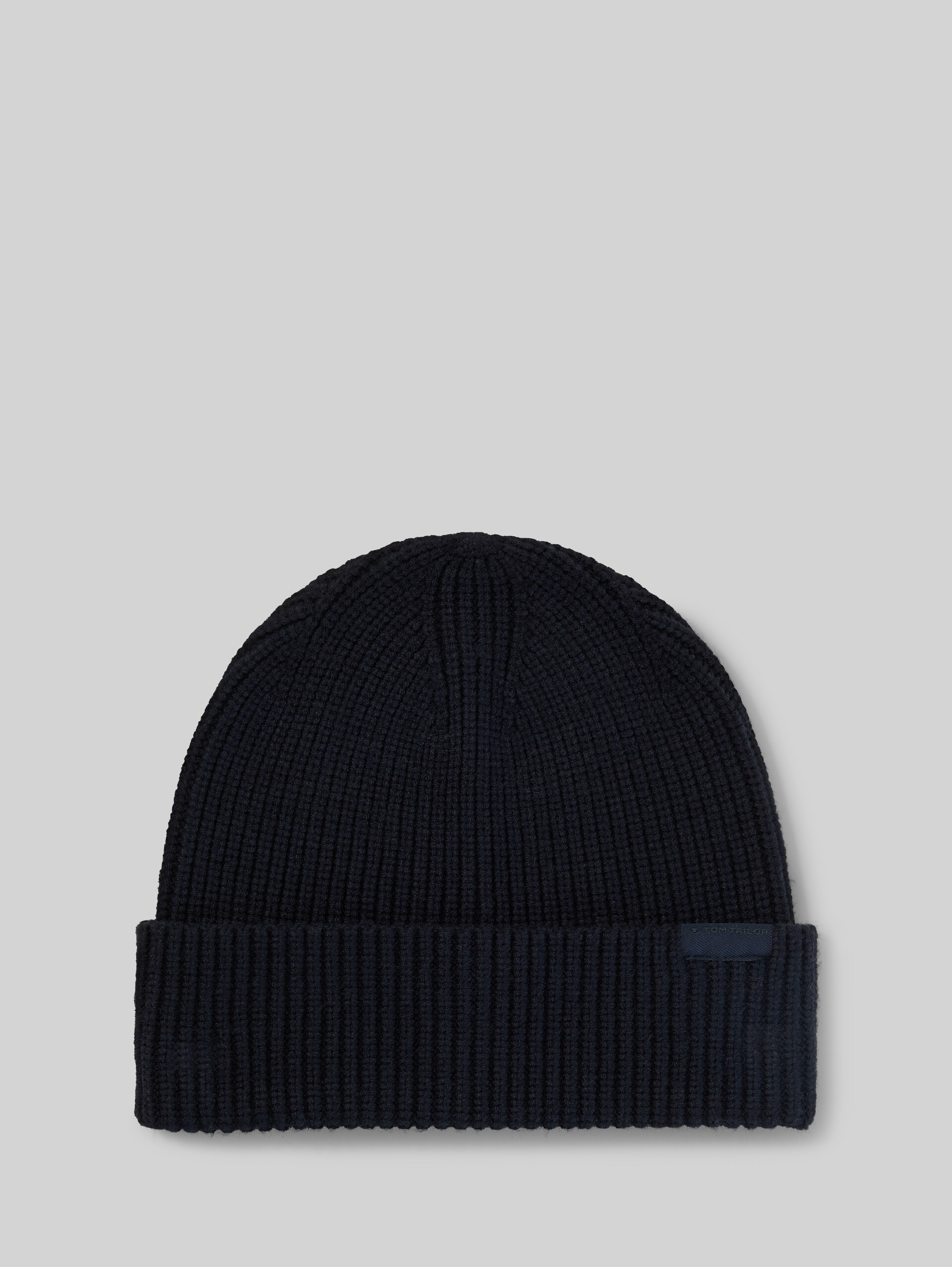 Bonnet avec étiquette logo - sky captain blue - Vue de face du produit