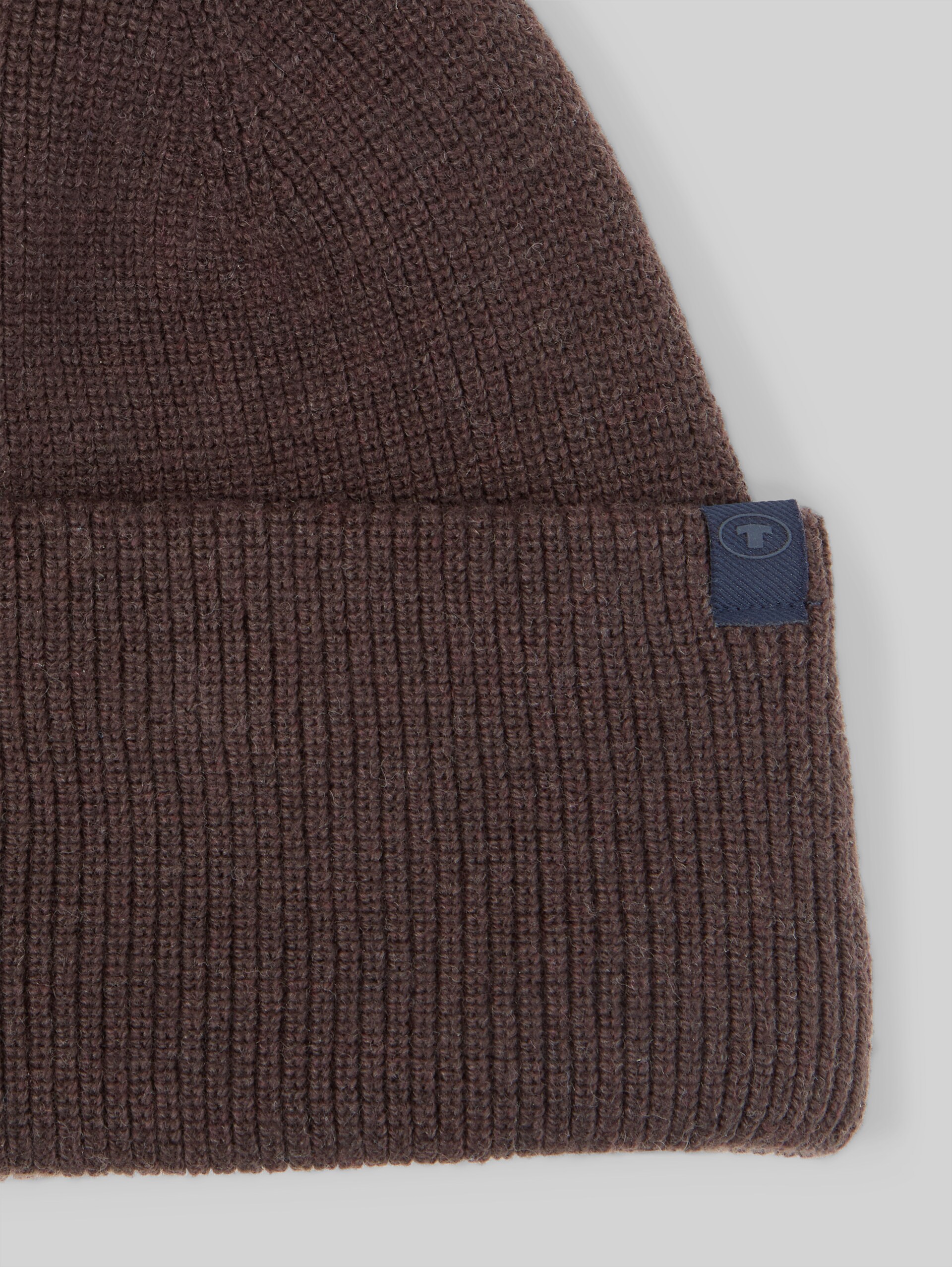 Bonnet avec une part de cachemire - dark chocolate brown melange - Vue détaillée du produit