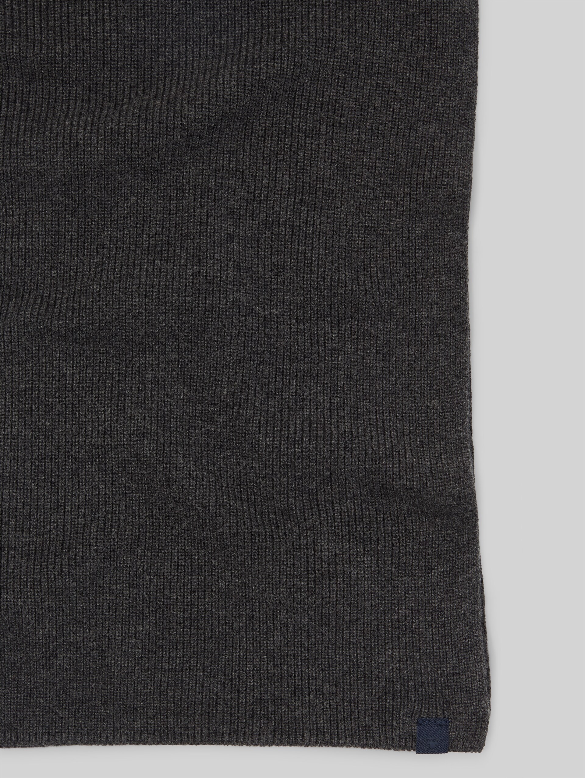 Sjaal met kasjmier - Black Grey Melange - Materiaalweergave