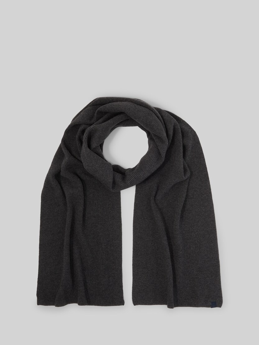 Schal mit Kaschmir-Anteil von Men, Black Grey Melange