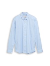Niet geselecteerd, Overhemd met patroon in regular fit door Tom Tailor, blauw
