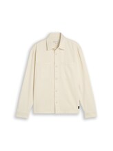 Geselecteerd, Overshirt van katoen door Tom Tailor, bruin