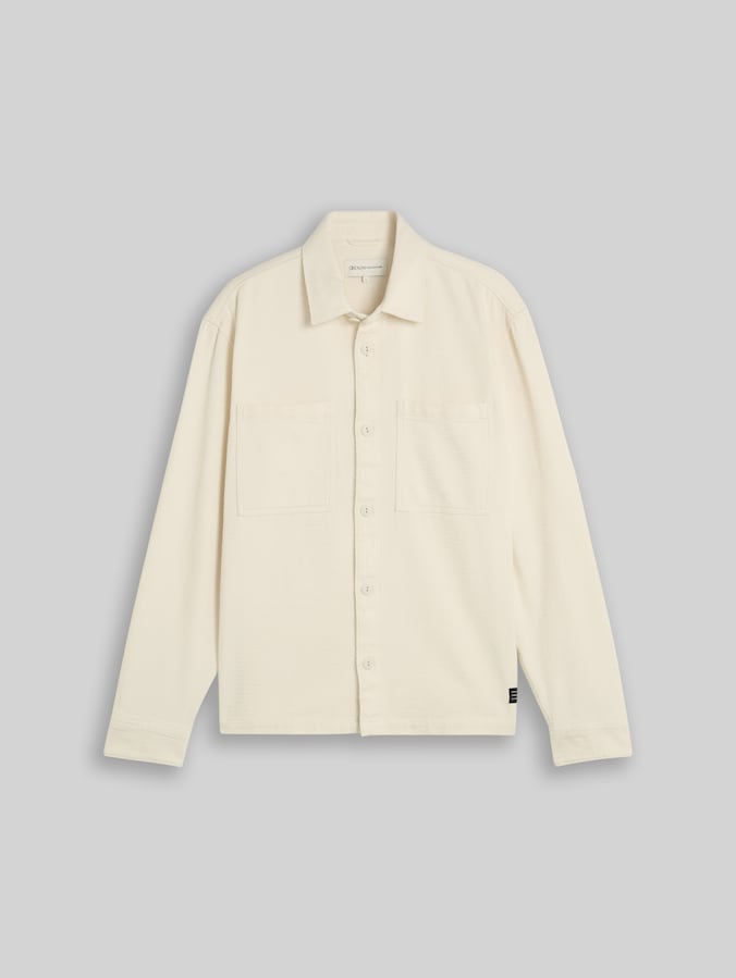 Overshirt aus Baumwolle von Denim Male, Gardenia White