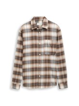 Sélectionné, Chemise à carreaux coupe décontractée par Tom Tailor, brunir