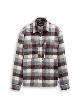 Ausgewählt, Overshirt mit Karomuster von Tom Tailor, grau