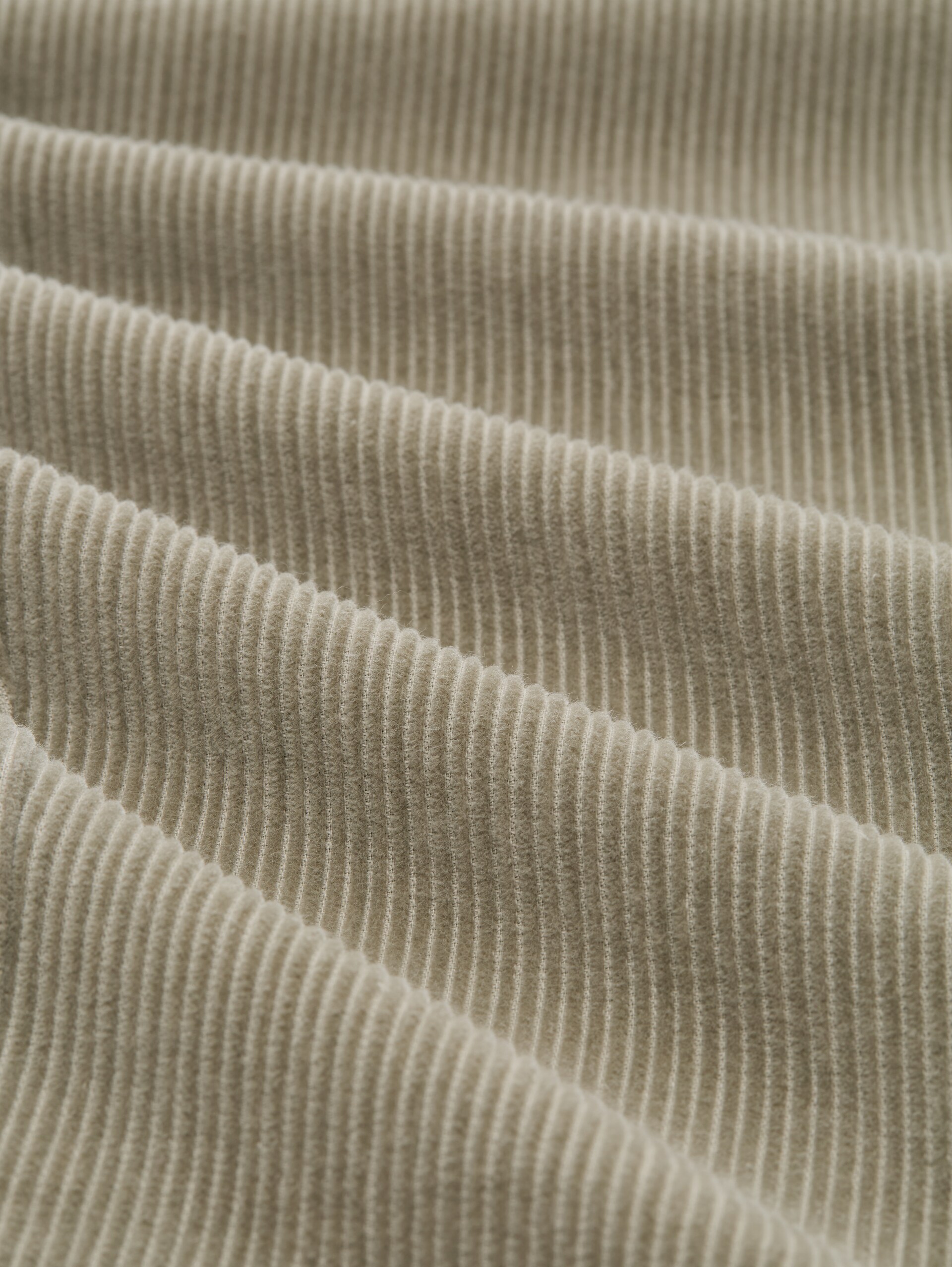 Pantalon en velours côtelé coupe décontractée - malt brown - Vue de la matière