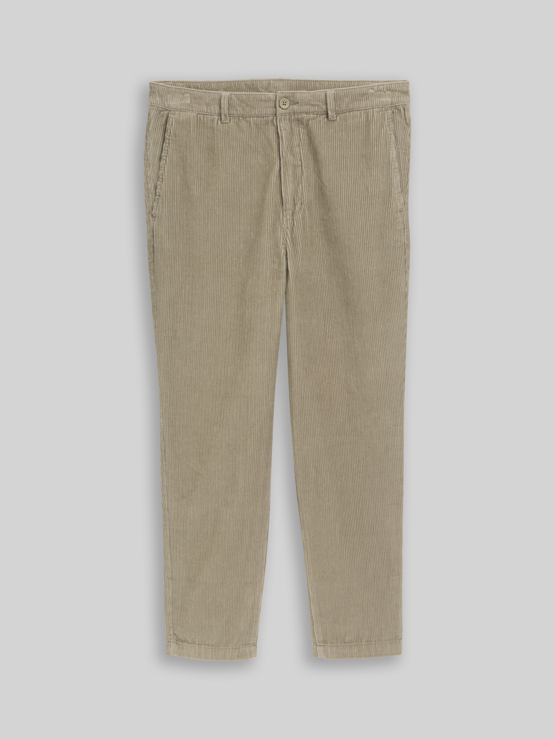 Pantalon en velours côtelé coupe décontractée - malt brown - Vue de face du produit