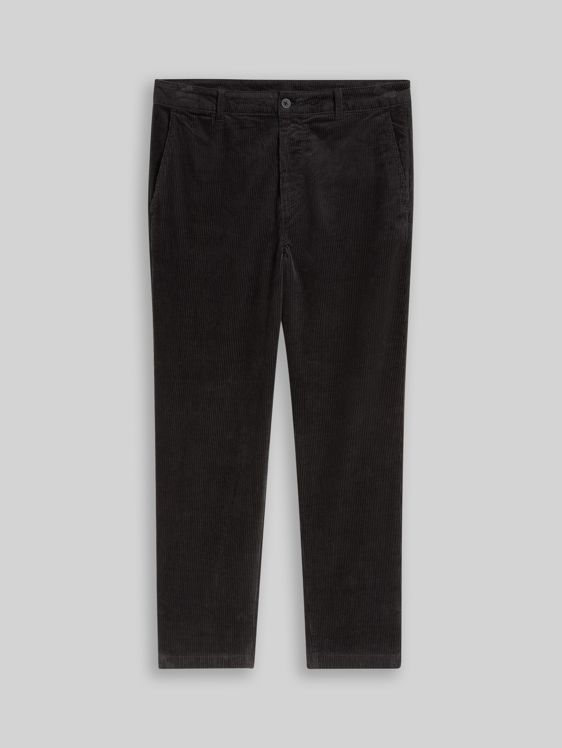 Relaxed Fit Cordhose - coal grey - Vorder-Produkt-Ansicht