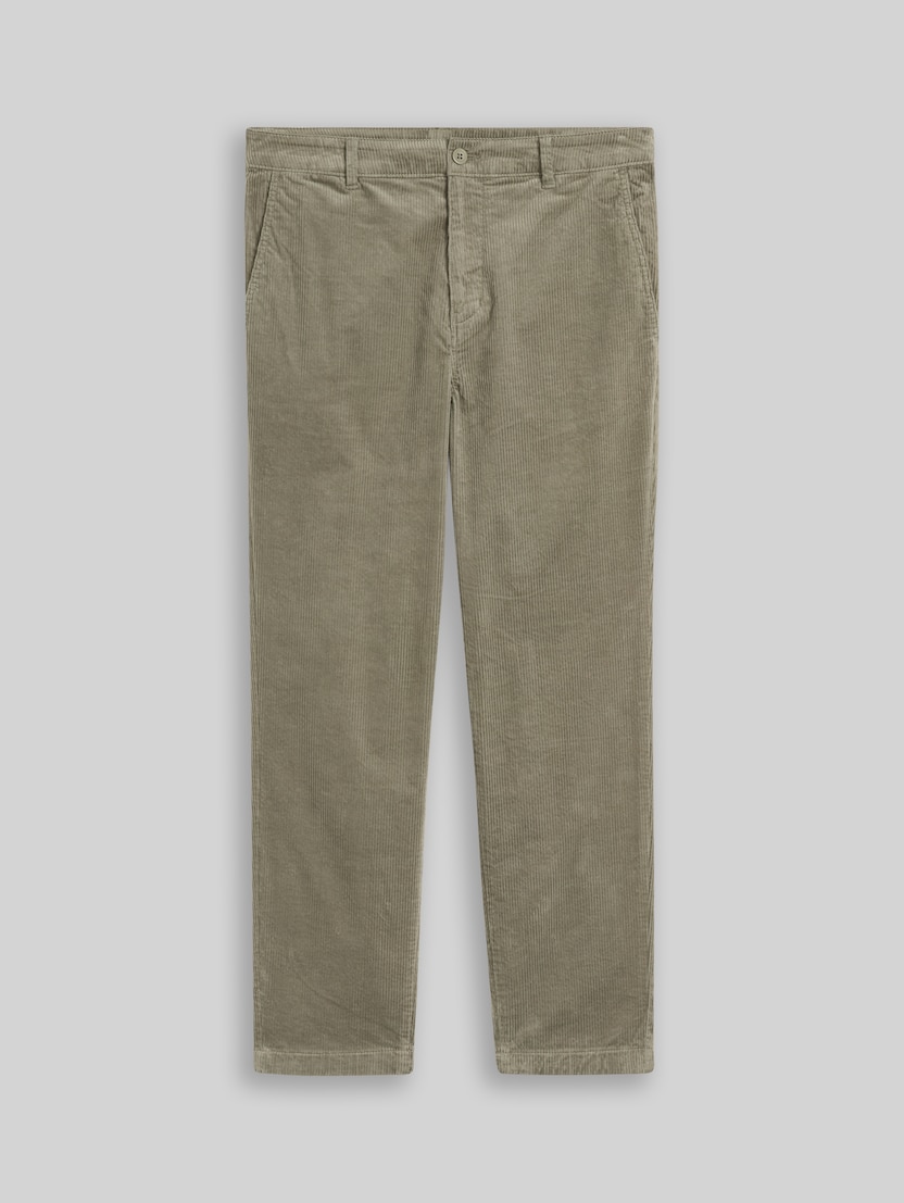 Relaxed fit corduroybroek door Denim Male, dark sage green