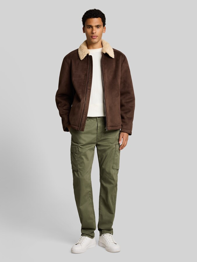 Pantalon cargo TTREGULAR par Denim Male, urban olive green