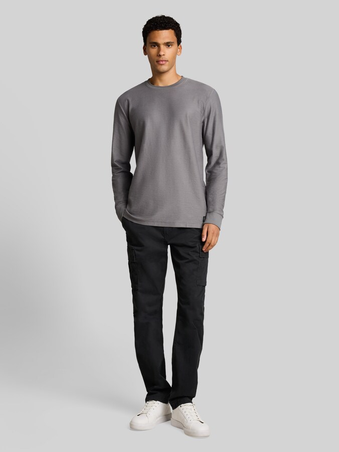 Pantalon cargo TTREGULAR par Denim Male, Black