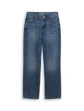 Sélectionné, Jean TTMADINA WIDE orné de strass par Tom Tailor, bleu