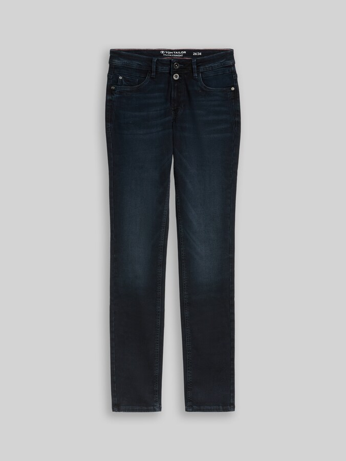 TTLIVA STRAIGHT-jeans met stretch door Women, Black Blue Denim