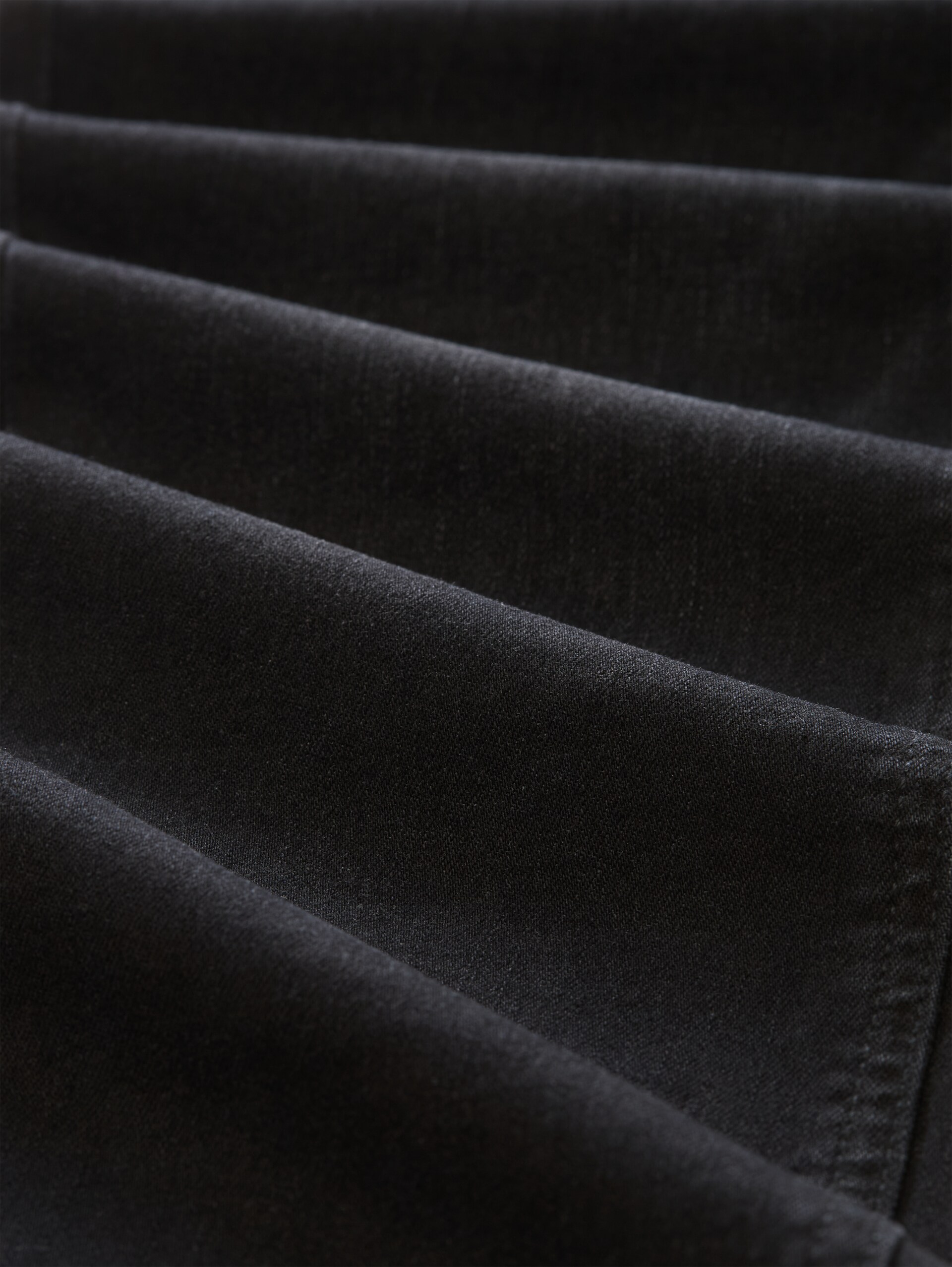TTLIVA STRAIGHT Jeans mit Stretch - black black denim - Material-Ansicht
