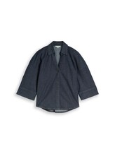 Ausgewählt, Oversize Jeansbluse mit V-Ausschnitt von Tom Tailor, blau
