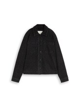 Selected, Denim jacket with leopard print by Tom Tailor, blue