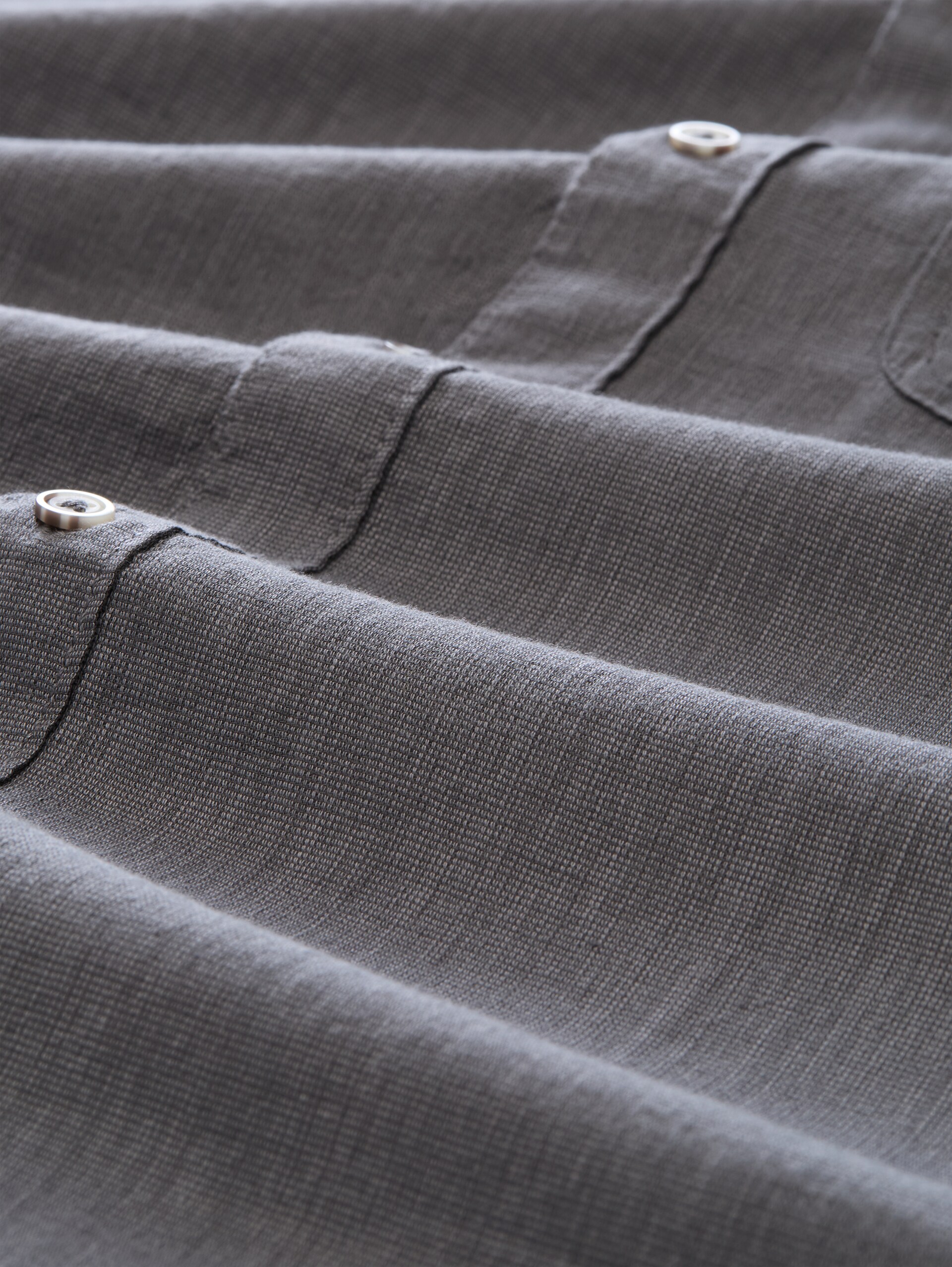 Chemise Regular Fit avec poche poitrine - tarmac grey structure - Vue de la matière