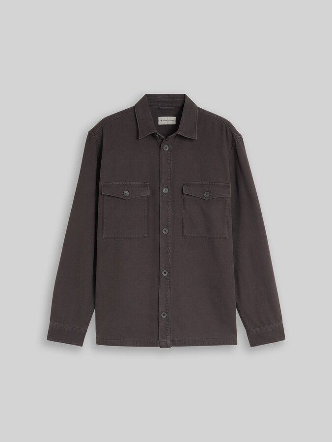 Overshirt mit Taschen von Men, Tarmac Grey