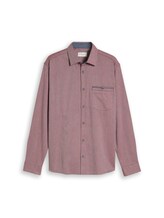 Sélectionné, Chemise coupe classique en coton texturé par Tom Tailor, gris