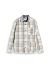 Ausgewählt, Cord Overshirt mit Karomuster von Tom Tailor, grün