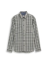 Nicht ausgewählt, Comfort Fit Flanell-Hemd mit Karomuster von Tom Tailor, grün
