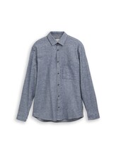 Ausgewählt, Regular Fit Flanell-Hemd von Tom Tailor, blau