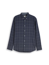 Ausgewählt, Regular Fit Hemd aus Baumwolle von Tom Tailor, blau