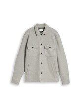 Ausgewählt, Overshirt in Woll-Optik von Tom Tailor, grau