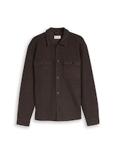 Ausgewählt, Overshirt in Woll-Optik von Tom Tailor, braun