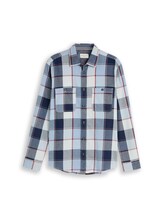 Ausgewählt, Regular Fit Hemd im Washed-Look von Tom Tailor, blau