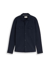 Niet geselecteerd, Sweat-overshirt met zakken door Tom Tailor, blauw