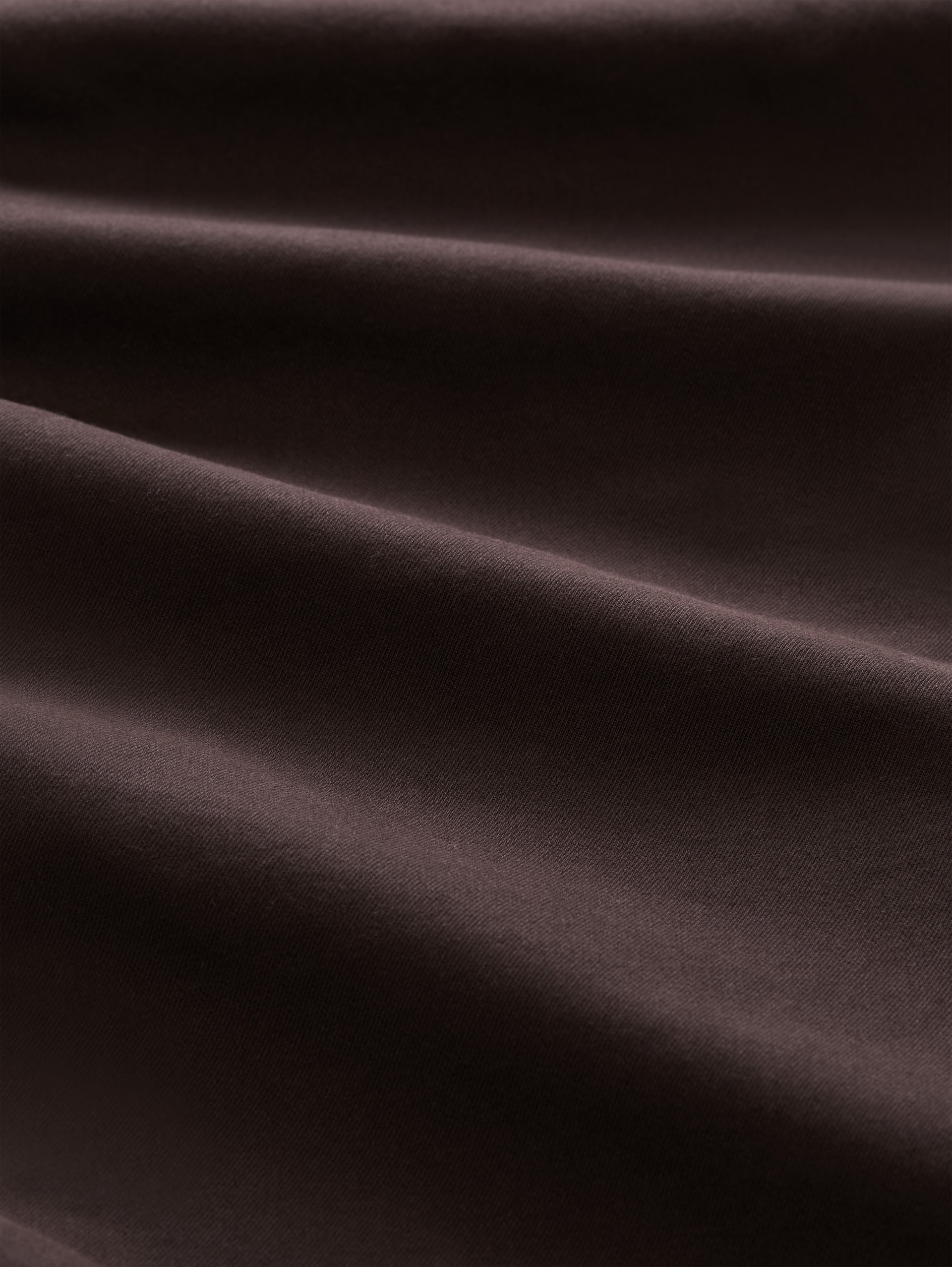 TTSIMON SLIM chino met gewassen look - Dark Chocolate Brown - Materiaalweergave