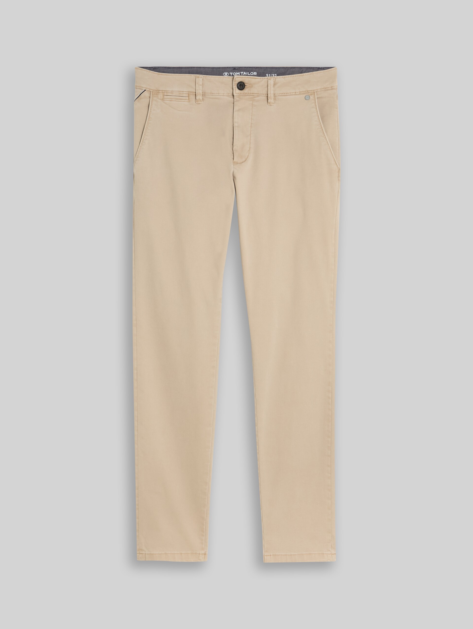 TTSIMON SLIM chino met gewassen look - plaza beige - Product vooraanzicht