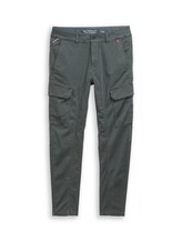 Geselecteerd, TTTYLER TAPERED cargobroek in gewassen look door Tom Tailor, groen