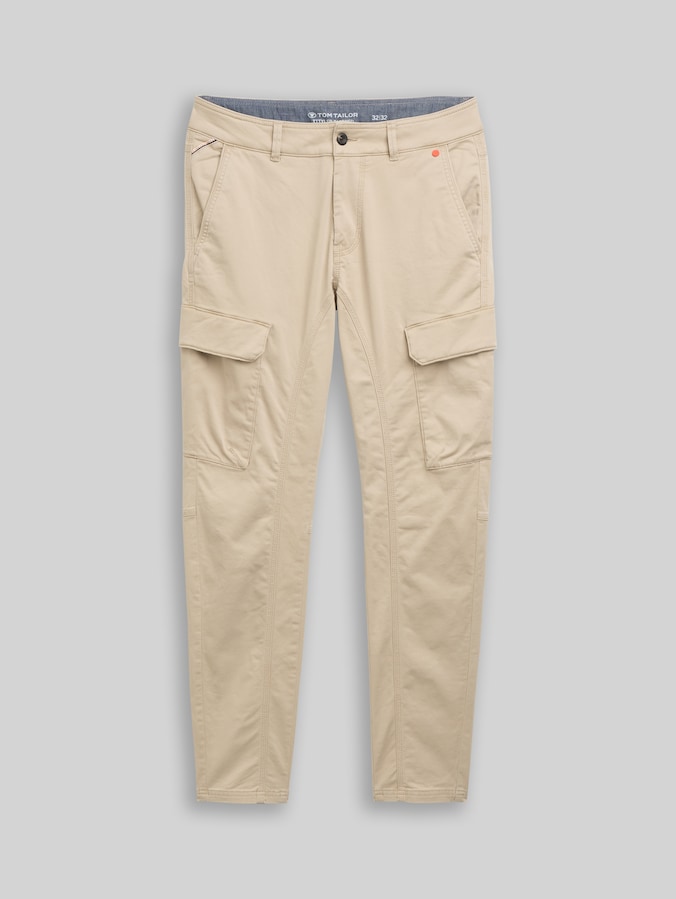 TTTYLER TAPERED Cargo Hose im Washed–Look von Men, plaza beige