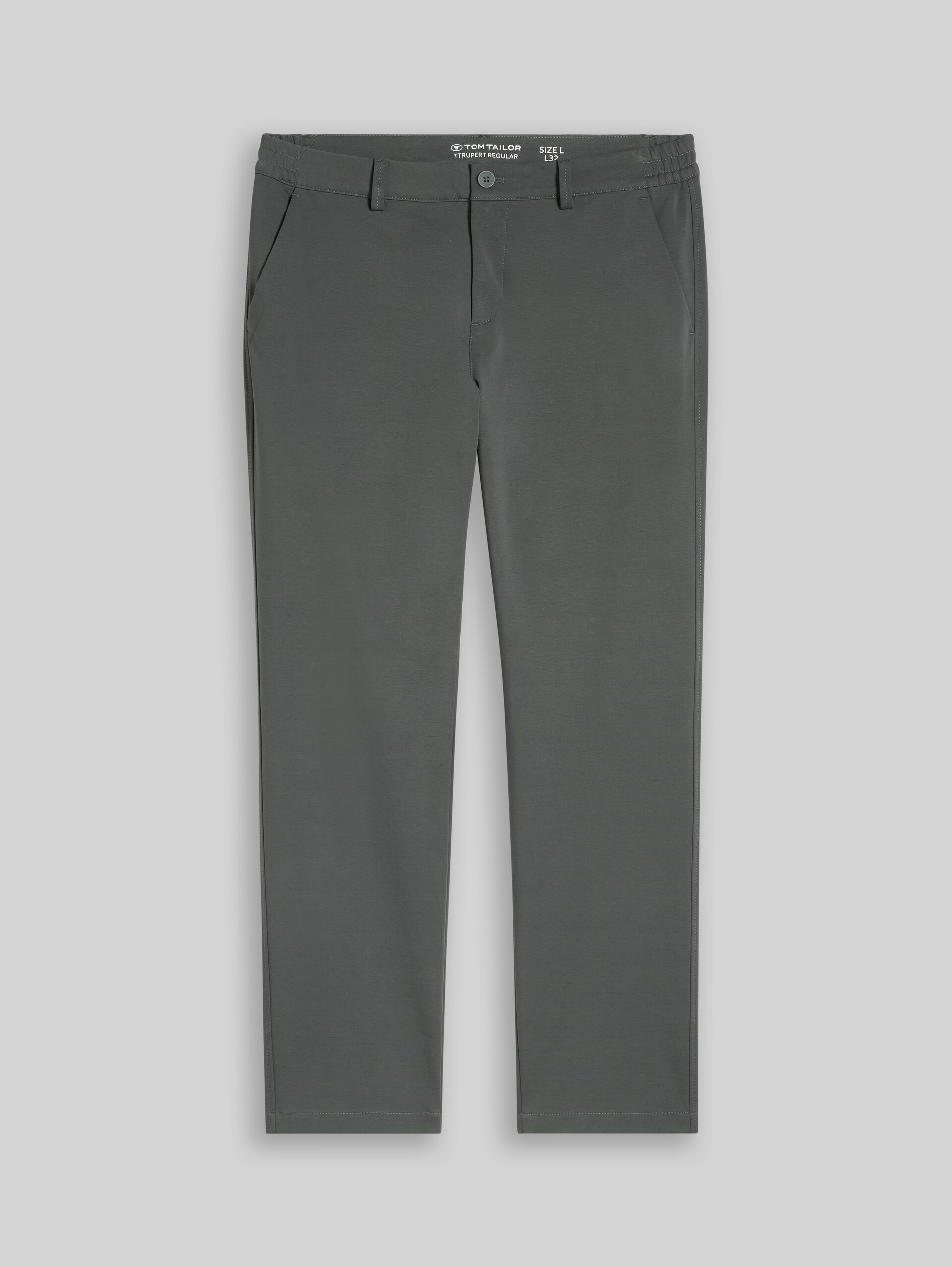 TTRUPERT REGULAR chino - Darkest Olive - Product vooraanzicht