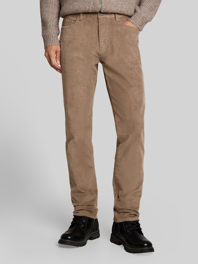 TTMARVIN STRAIGHT corduroy trousers by Men, Driftwood Taupe