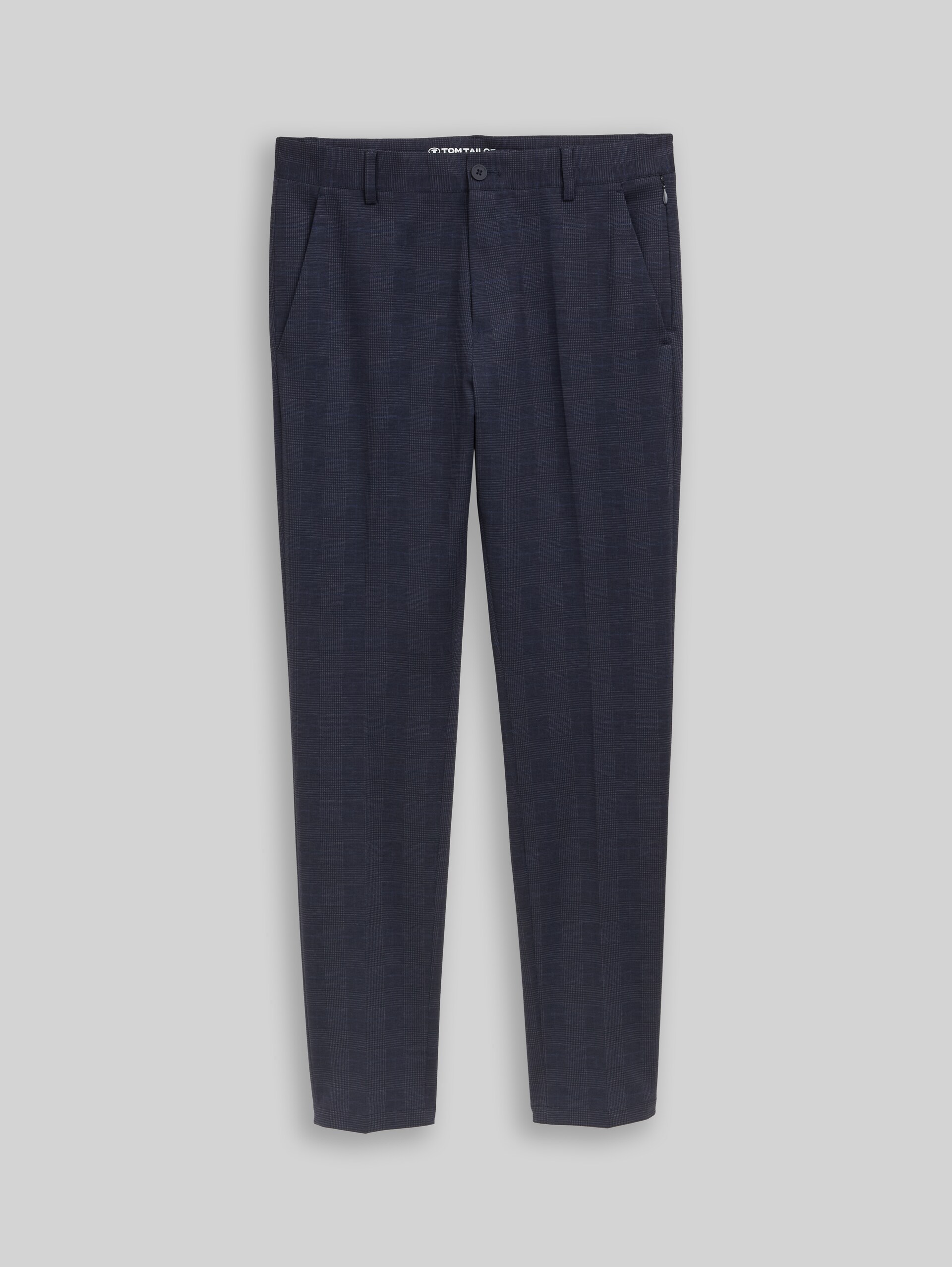 TTSIMON SLIM Chino Hose mit Karomuster - navy houndstooth check design - Vorder-Produkt-Ansicht