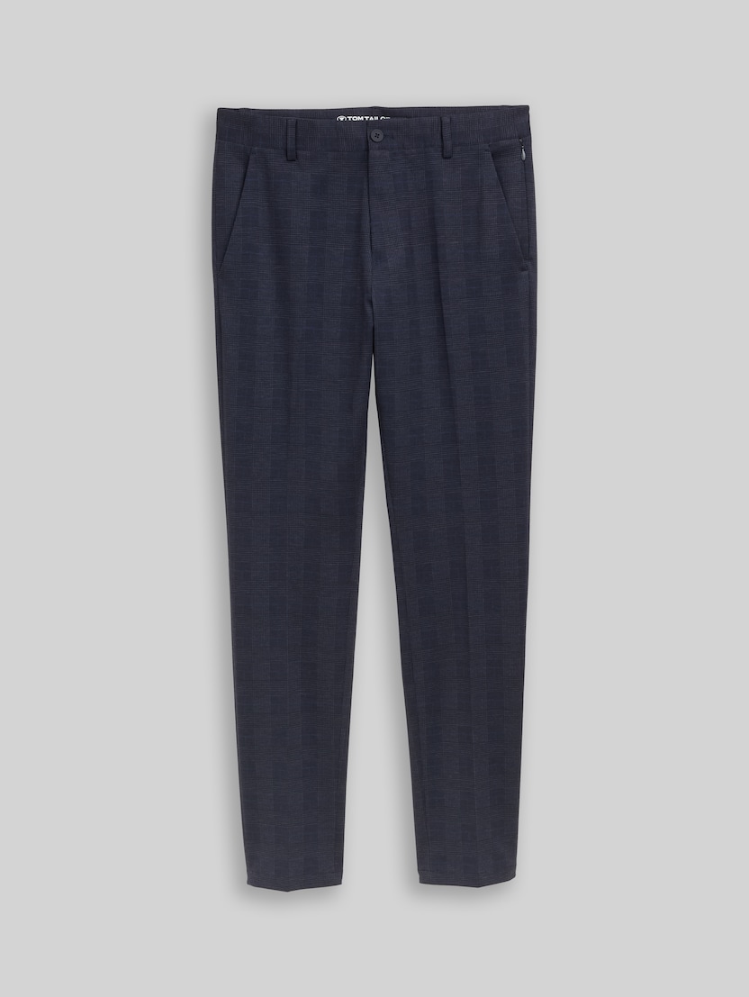 TTSIMON SLIM Chino Hose mit Karomuster von Men, navy houndstooth check design