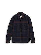 Ausgewählt, Overshirt mit Wollanteil von Tom Tailor, blau