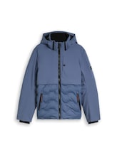 Nicht ausgewählt, Hybrid Pufferjacke mit Kapuze von Tom Tailor, blau