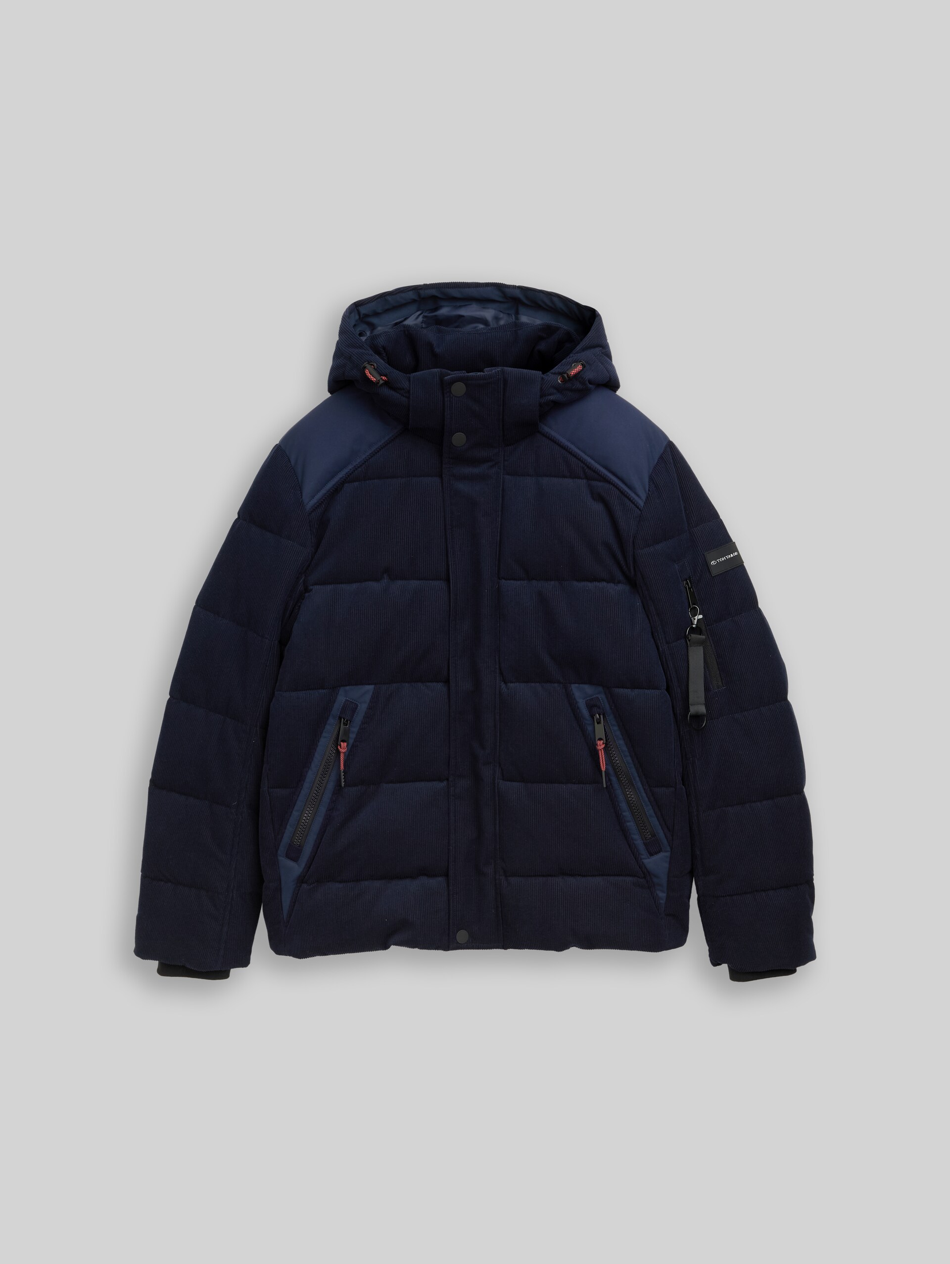 Puffer-Jacke mit abnehmbarer Kapuze - sky captain blue - Vorder-Produkt-Ansicht