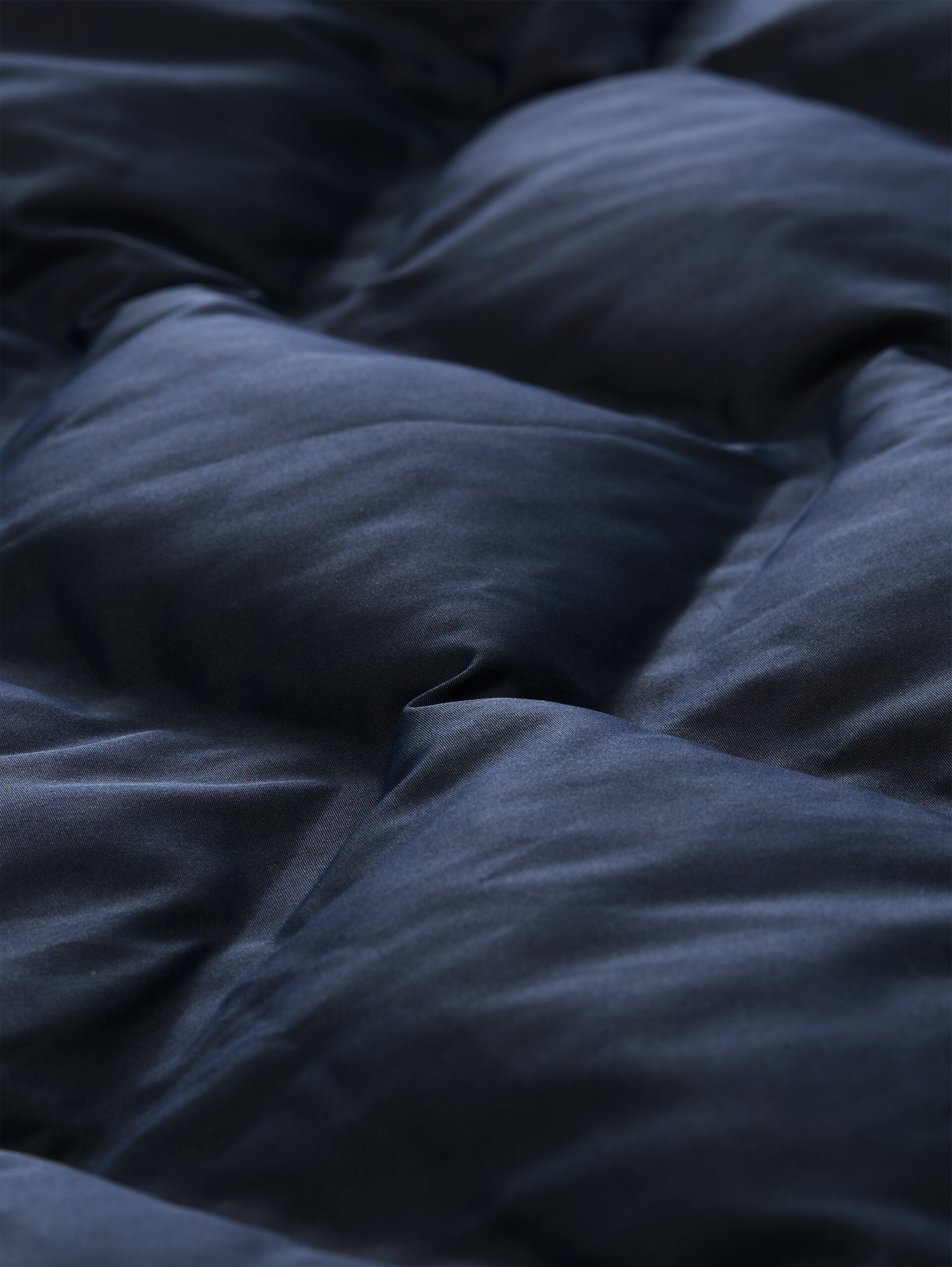 Hybride gewatteerde jas met gebreide details - sky captain blue - Detailaanzicht product
