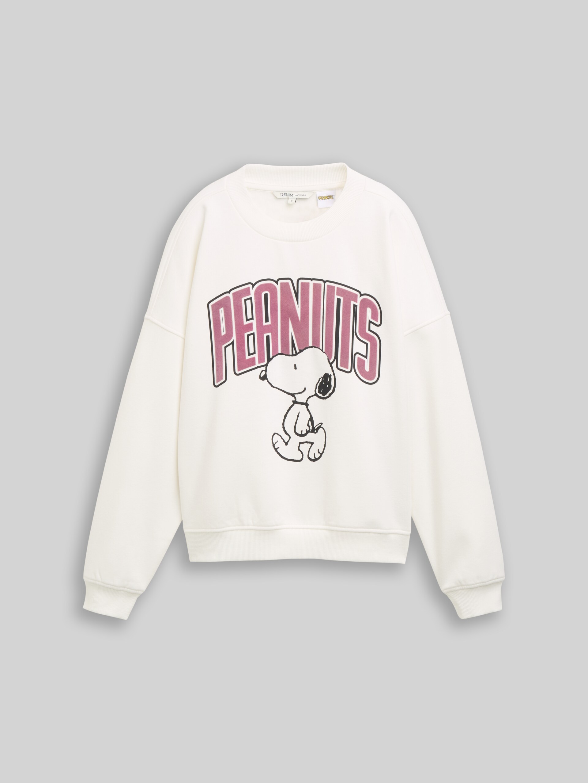 Sweatshirt mit Snoopy-Print - off white - Vorder-Produkt-Ansicht