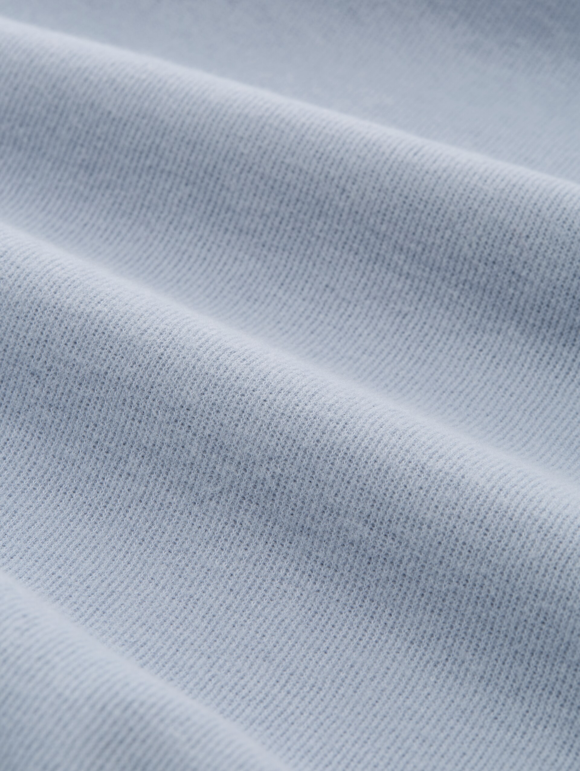 Hoodie met boxy pasvorm - foggy sky blue melange - Materiaalweergave
