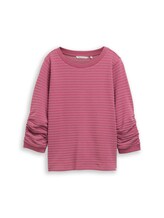 Nicht ausgewählt, Sweatshirt mit Raffungen von Tom Tailor, rosa