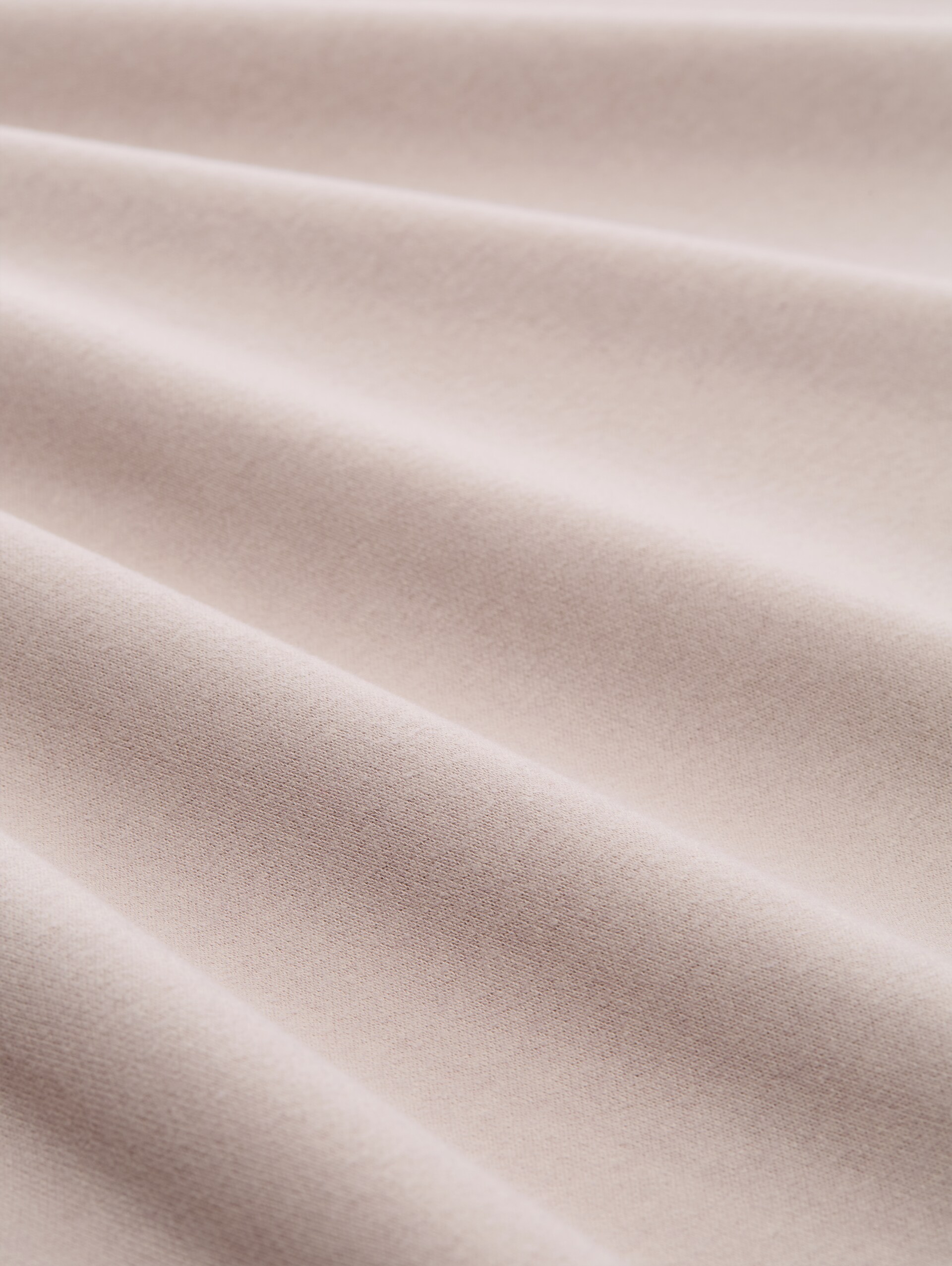 Sweat à capuche oversize avec broderie - atmosphere beige - Vue de la matière