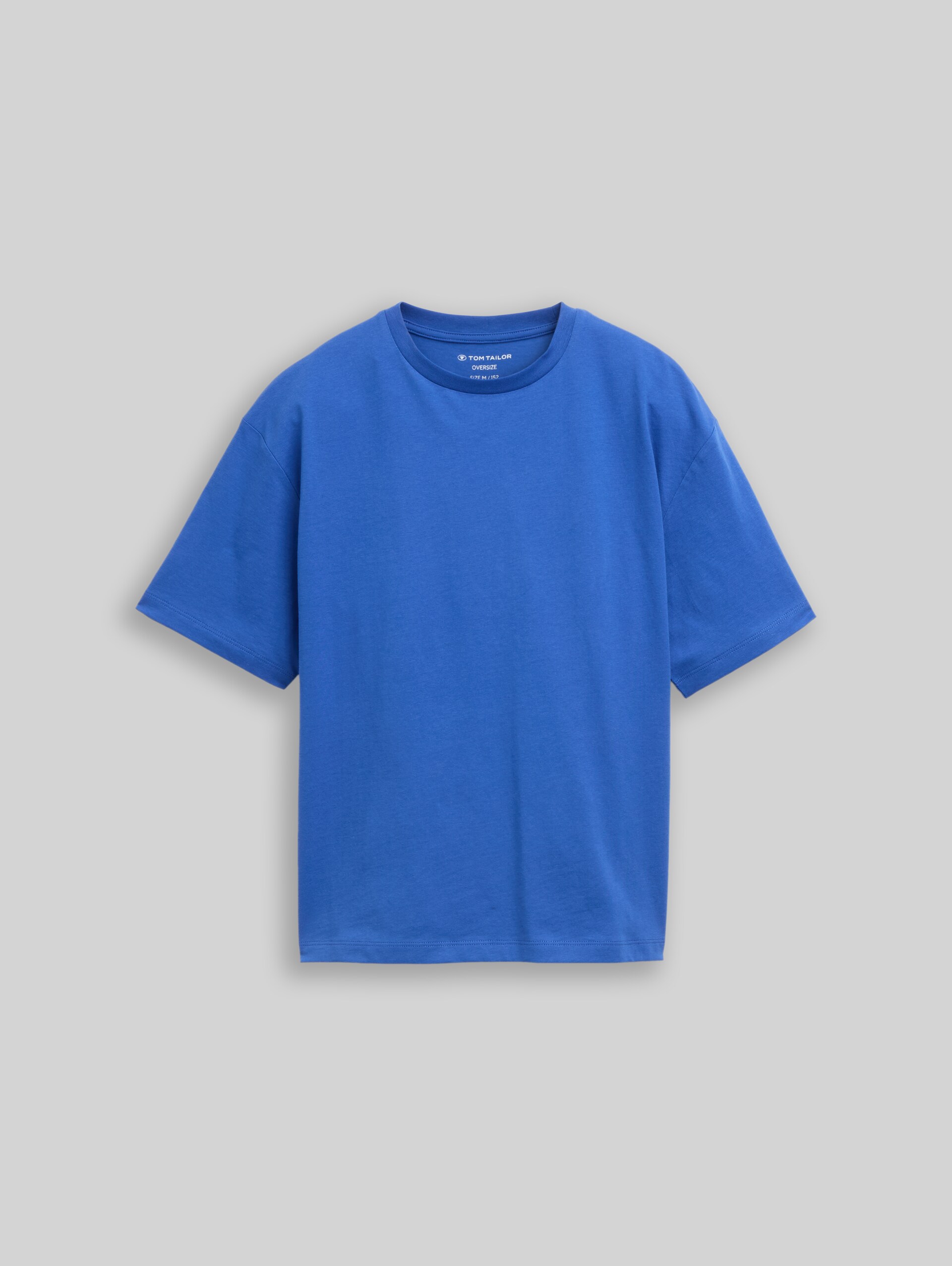 Oversize T-Shirt mit Foto-Rückenprint - beau blue