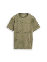 Sélectionné, T-shirt tie-dye par Tom Tailor, verdoyant